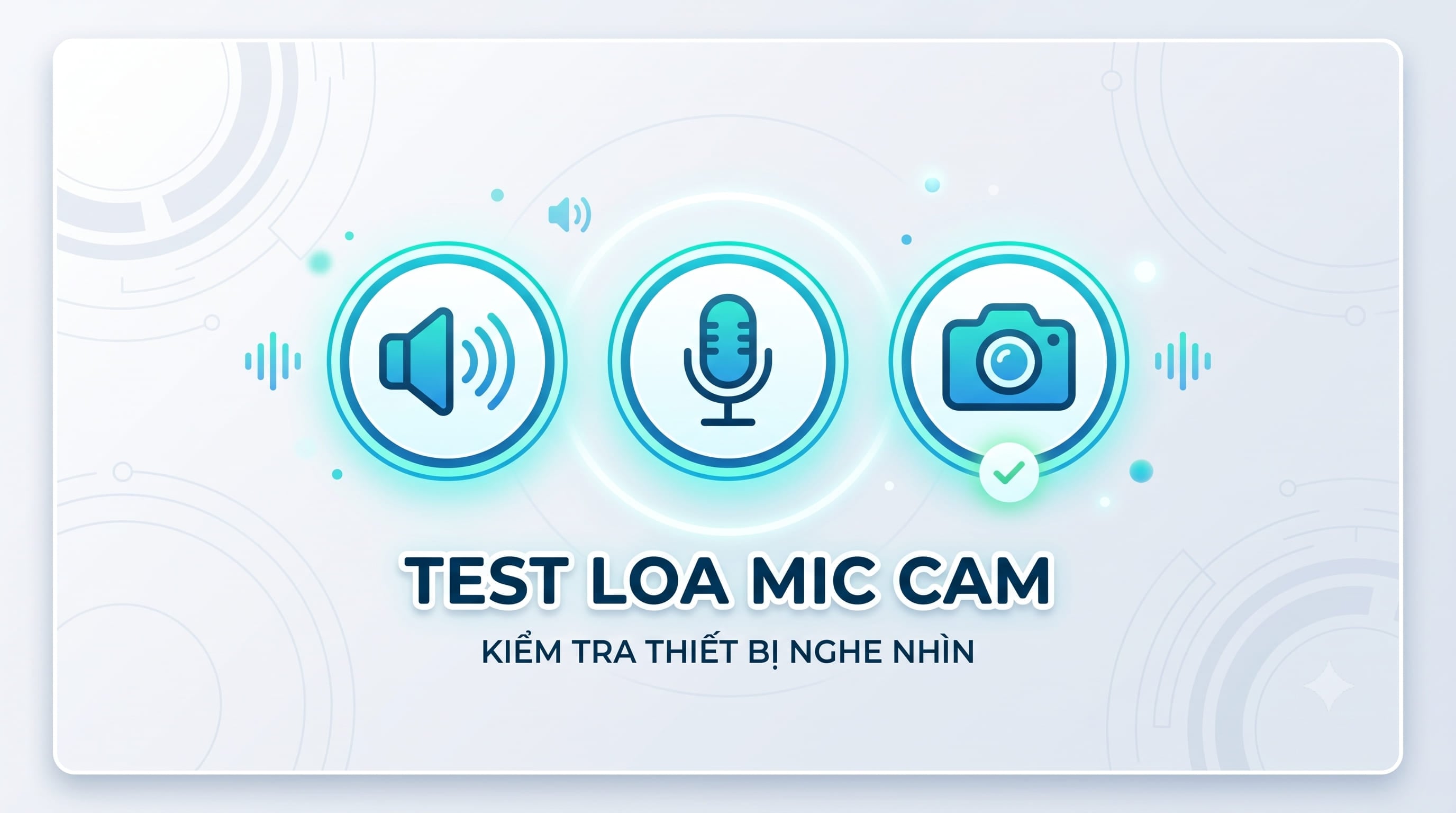 Webcam, Microphone & Speaker Test