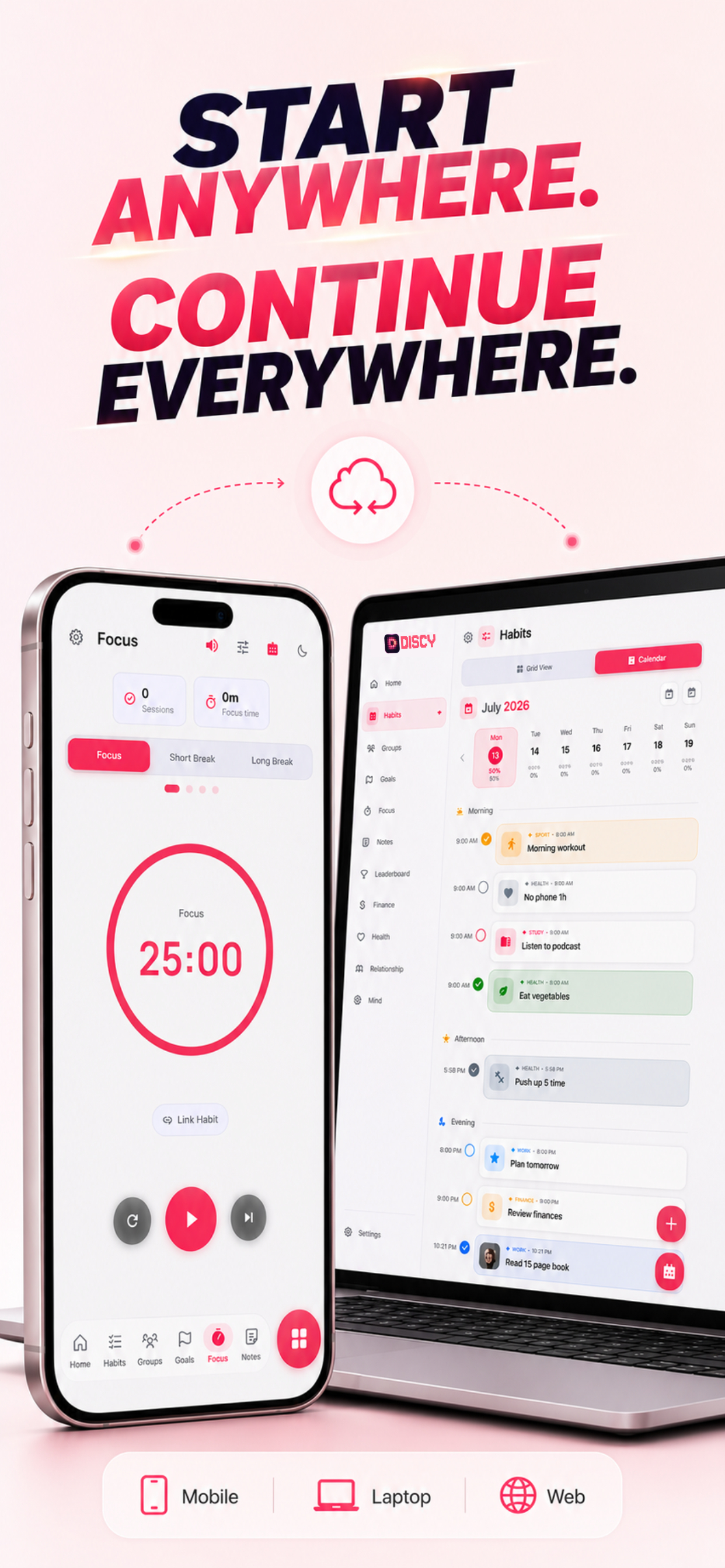Discy - Habit & Life Tracker - Screenshot 2