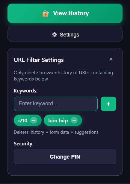PLD History Manager - Screenshot 3