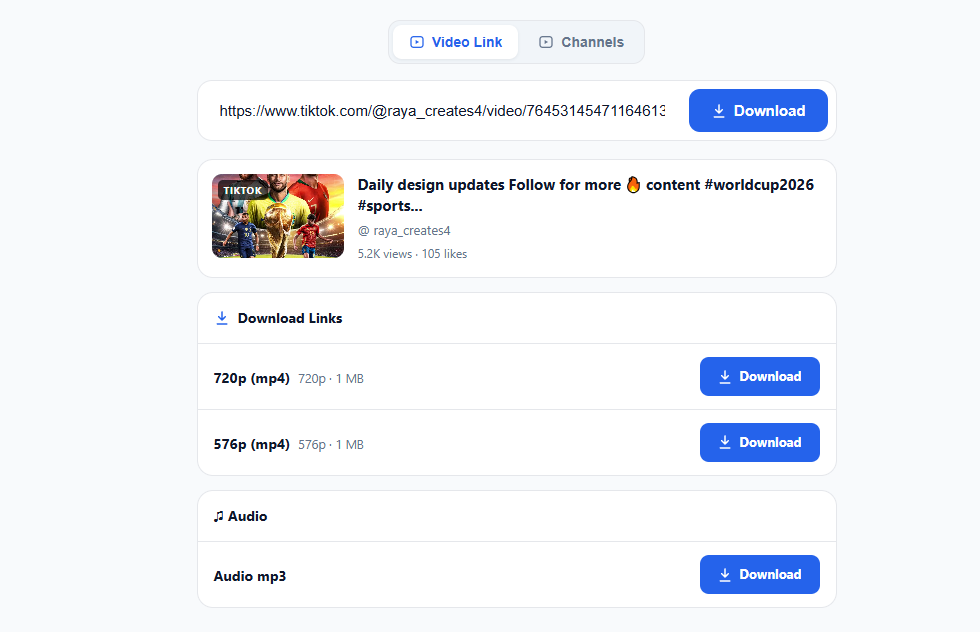 GenDownload - Free All-in-One Video Downloader - Screenshot 4