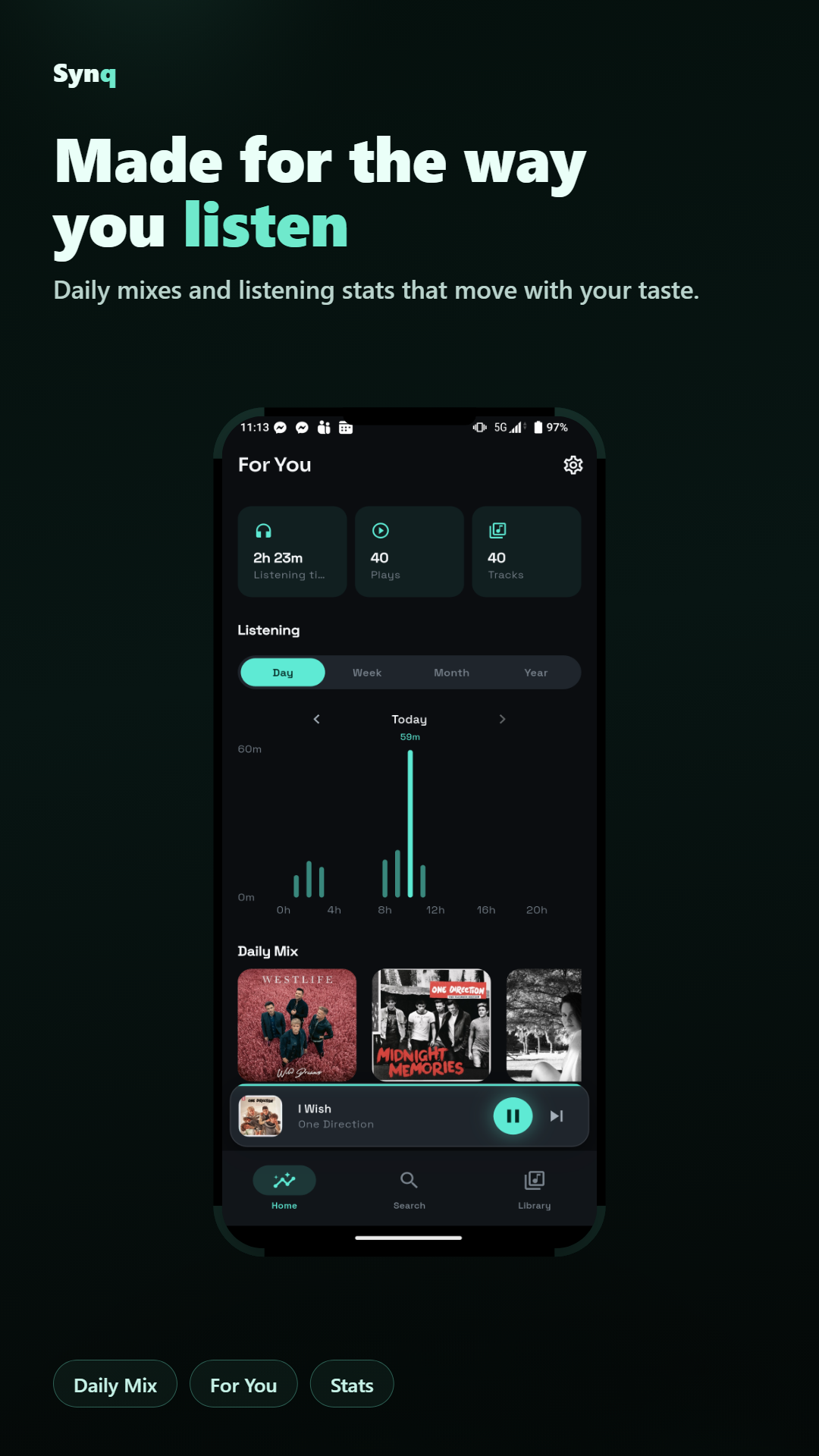 Synq - Hires Offline Music App - App Store - Screenshot 5