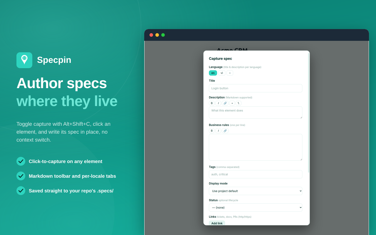 Specpin - Screenshot 3