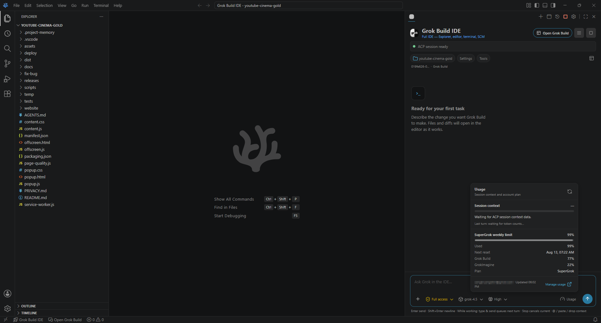 Grok Build IDE - Screenshot 2