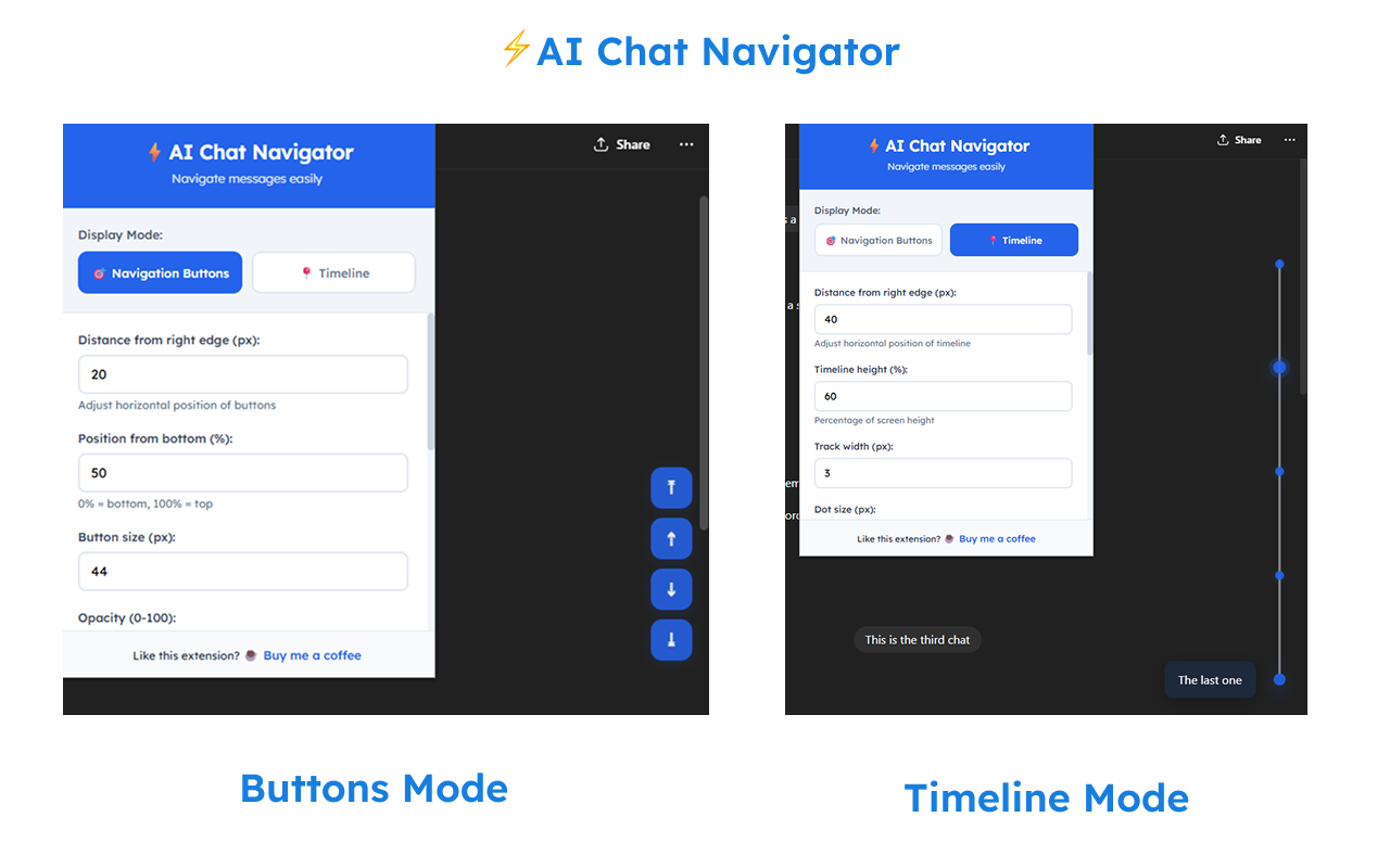 AI Chat Navigator - Screenshot 2