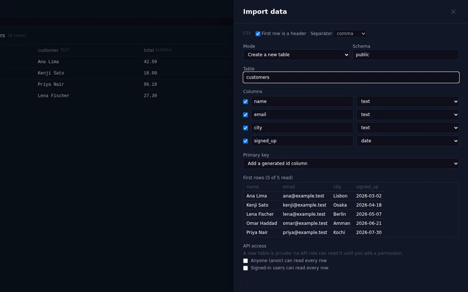 Excalibase: databases, APIs and app hosting you can own - Screenshot 2