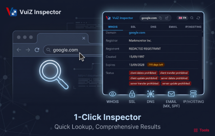 VuiZ Domain & Site Inspector - Screenshot 1