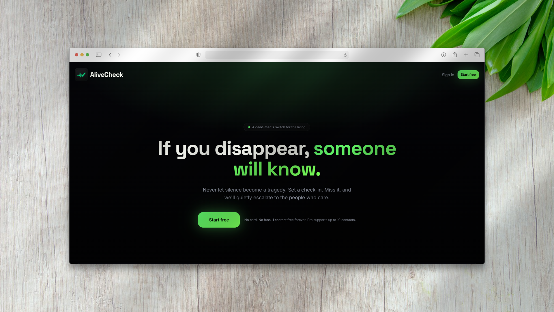 AliveCheck - Screenshot 1