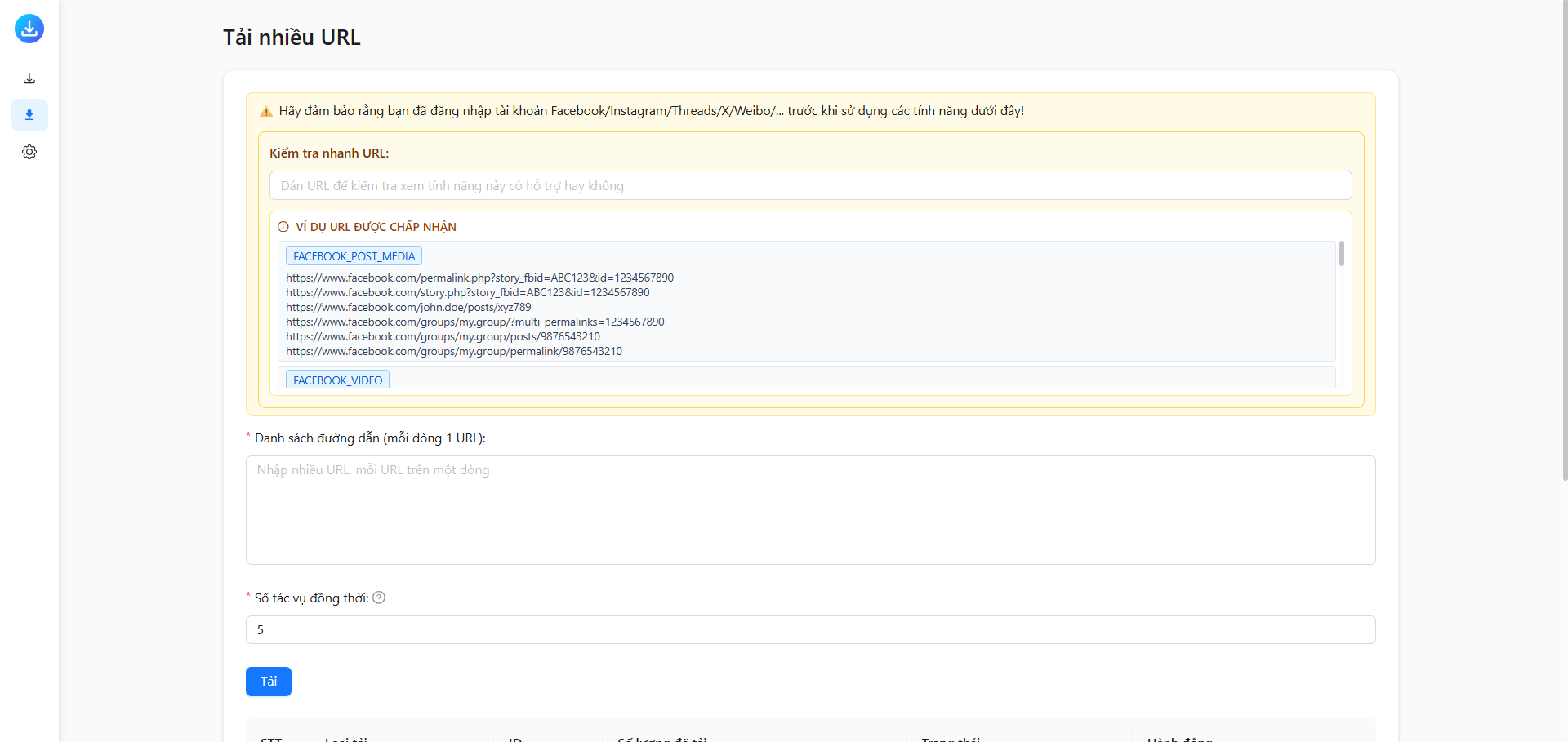 Social Bulk Downloader Extension - Screenshot 2
