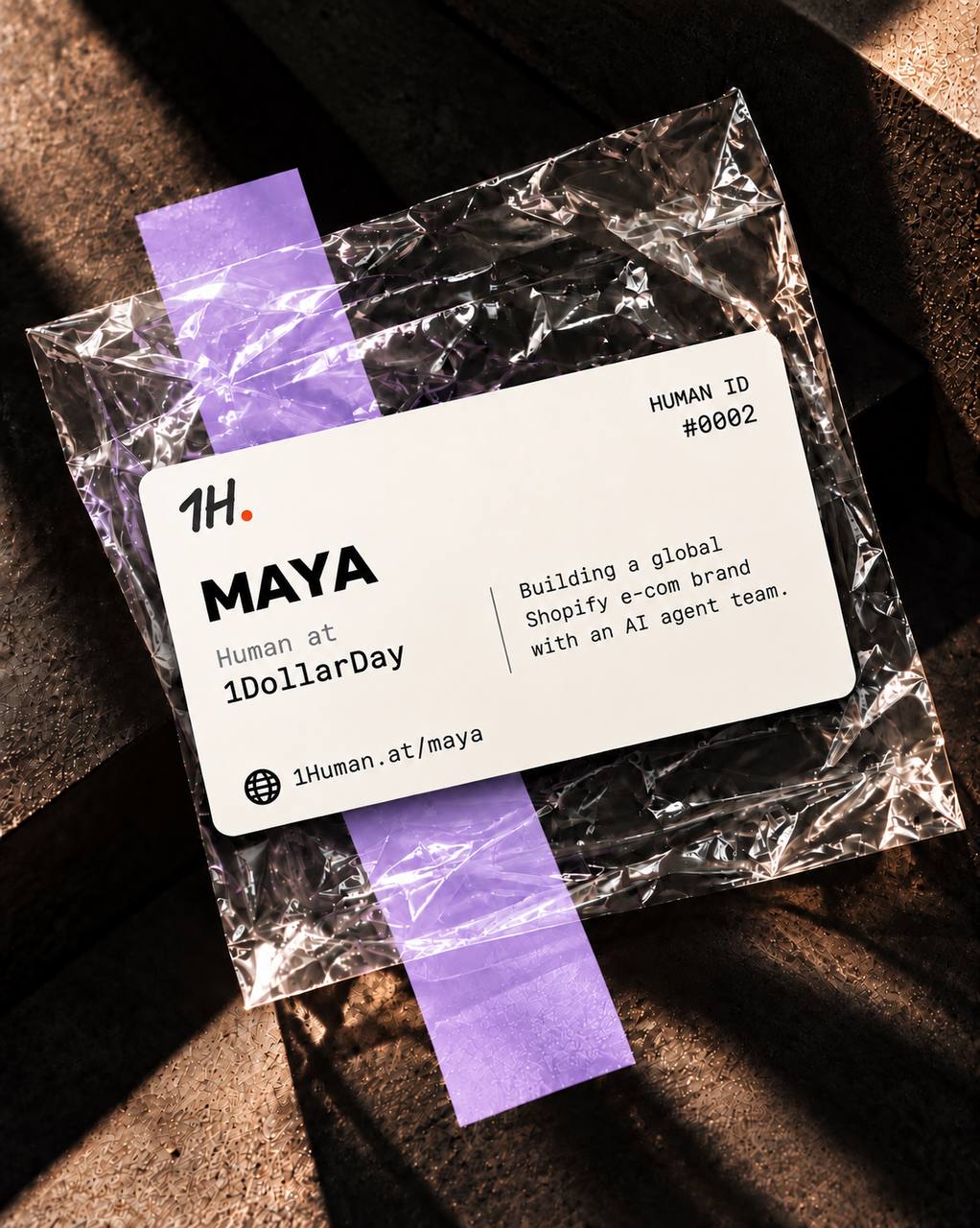 1Human - Your Human Card for the AI Era - Screenshot 3
