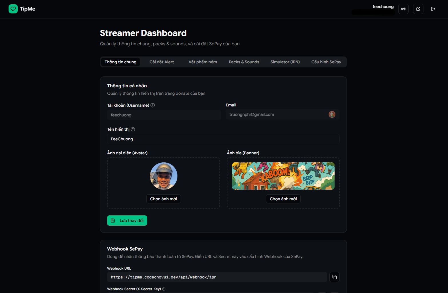 TipMe @ CodeChoVui - Screenshot 3