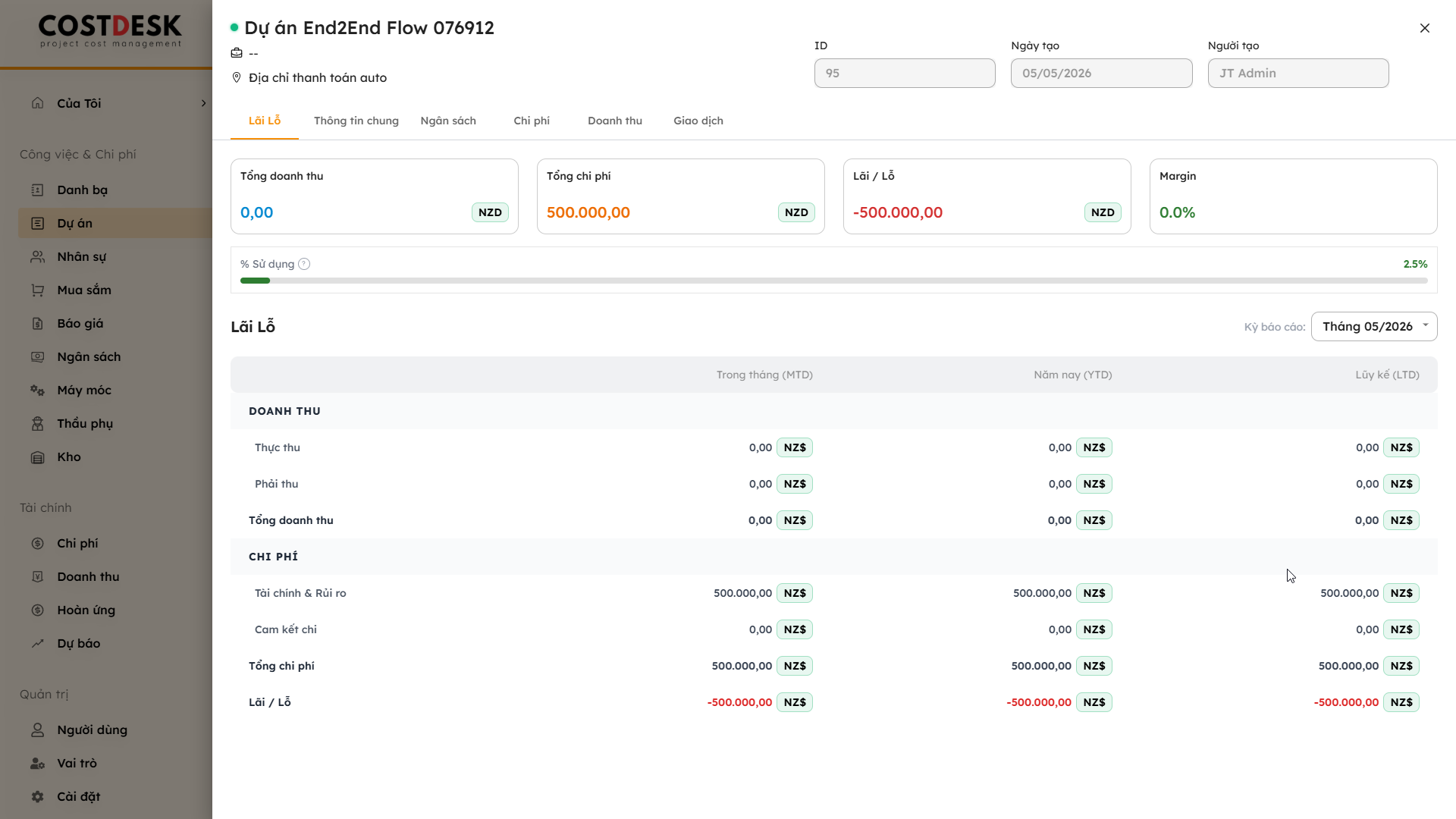 CostDesk - Screenshot 5