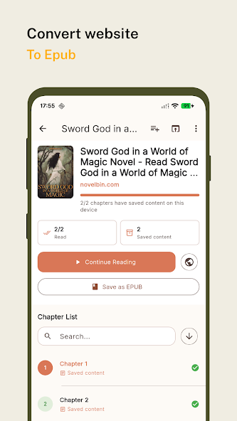 Readexa: EPUB, PDF, Web Reader - Screenshot 5