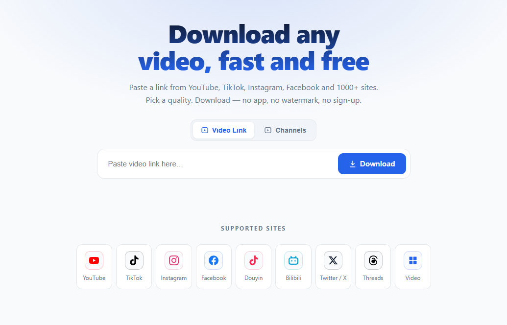 GenDownload - Free All-in-One Video Downloader - Screenshot 2