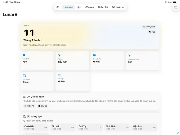LunarV - Lịch Âm Việt Nam - Screenshot 3