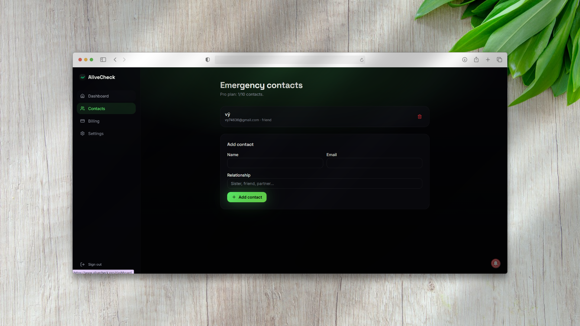 AliveCheck - Screenshot 3