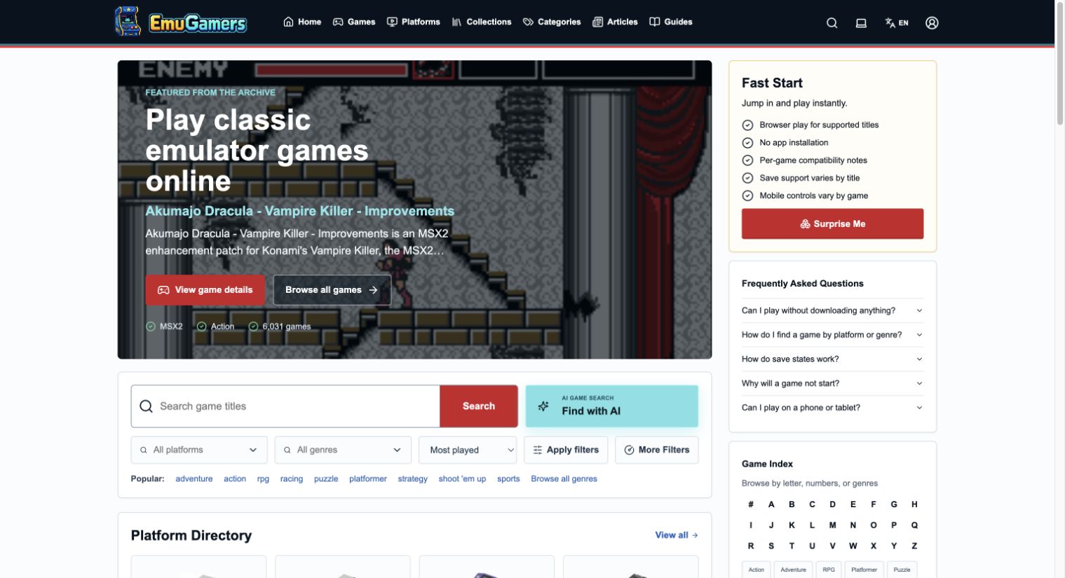 EmuGamers - Screenshot 1