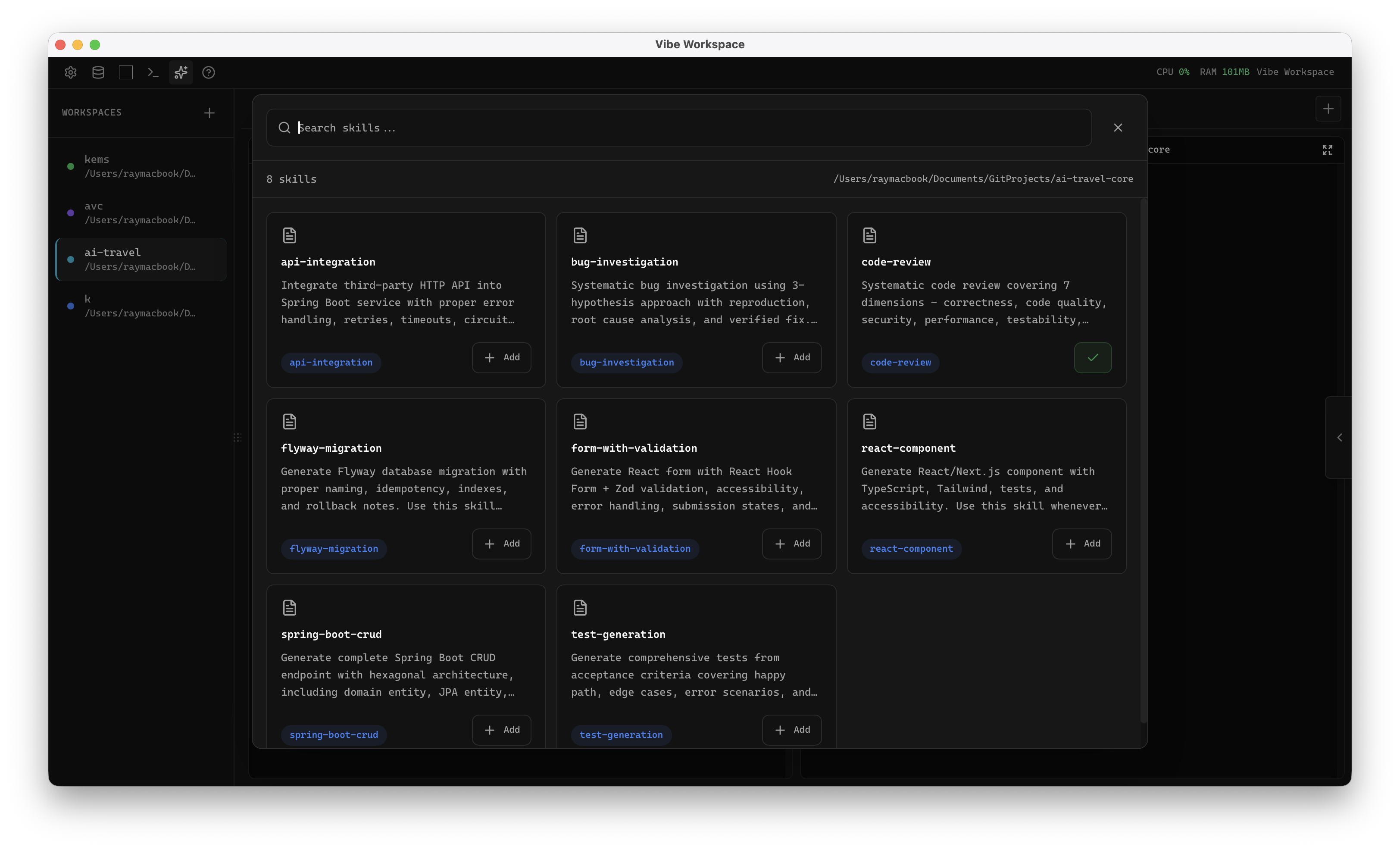 Vibe Workspace - Vibe Coding Tool Platform (All platform) - Screenshot 4