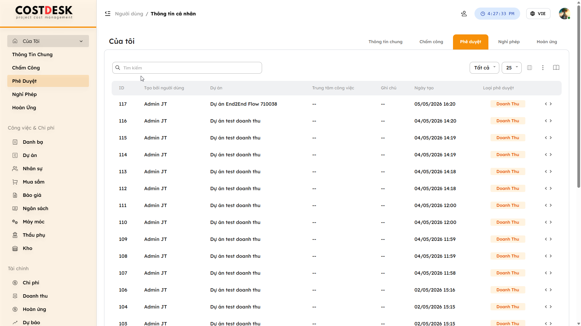 CostDesk - Screenshot 1