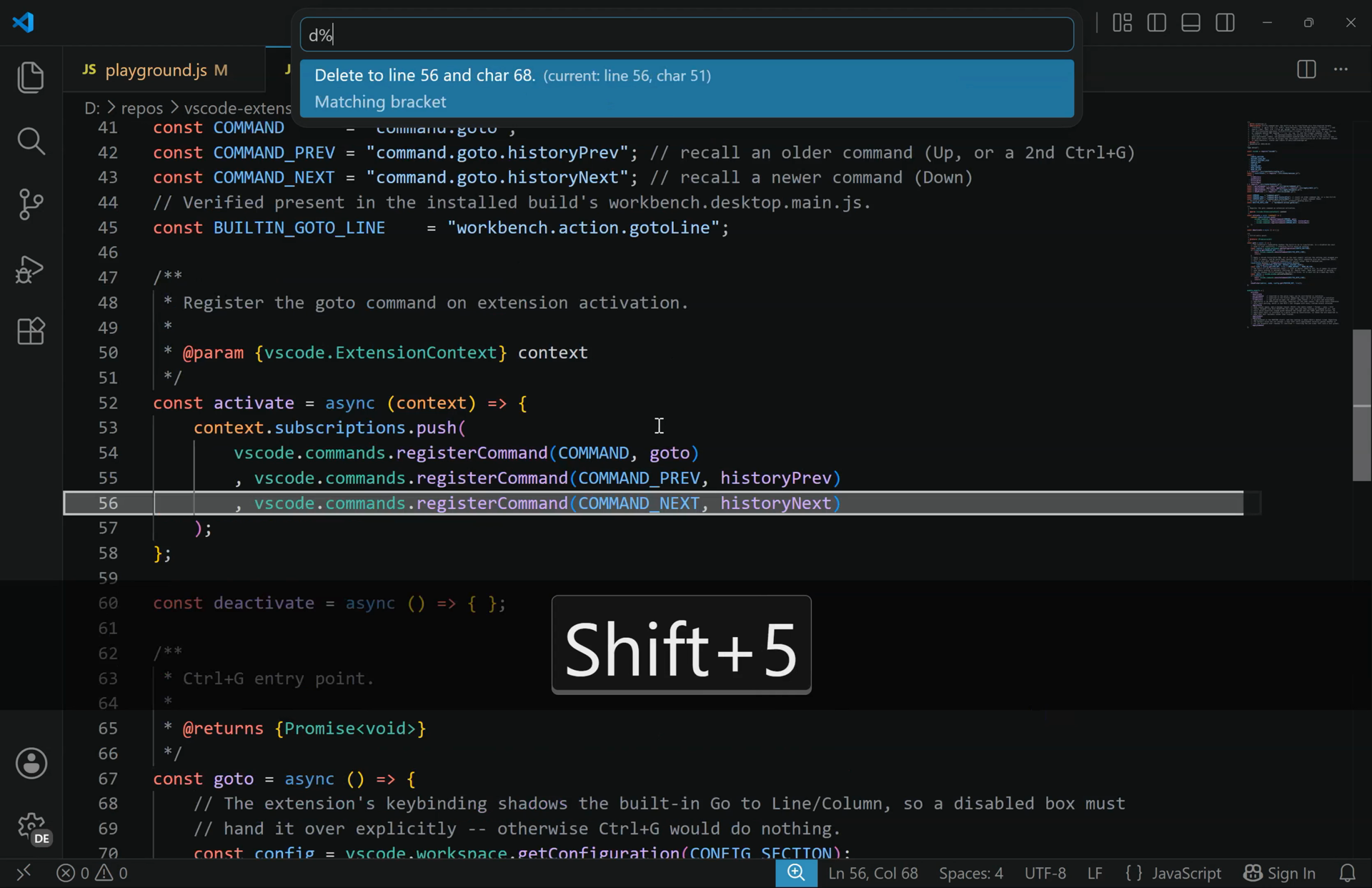 Better Go to Line/Column - Screenshot 5