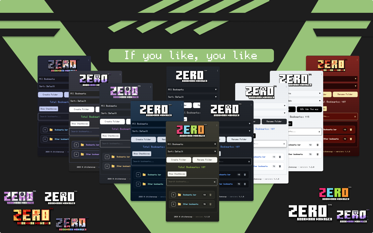 Zero Bookmark Manager - Screenshot 2