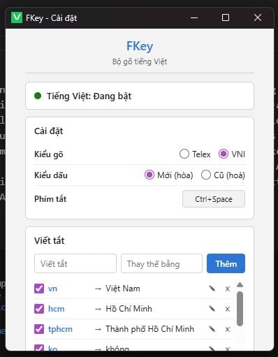 Fkey - Screenshot 1
