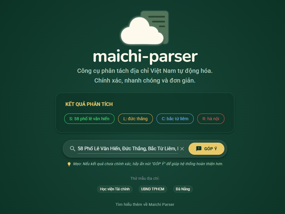 Maichi Parser - Screenshot 1