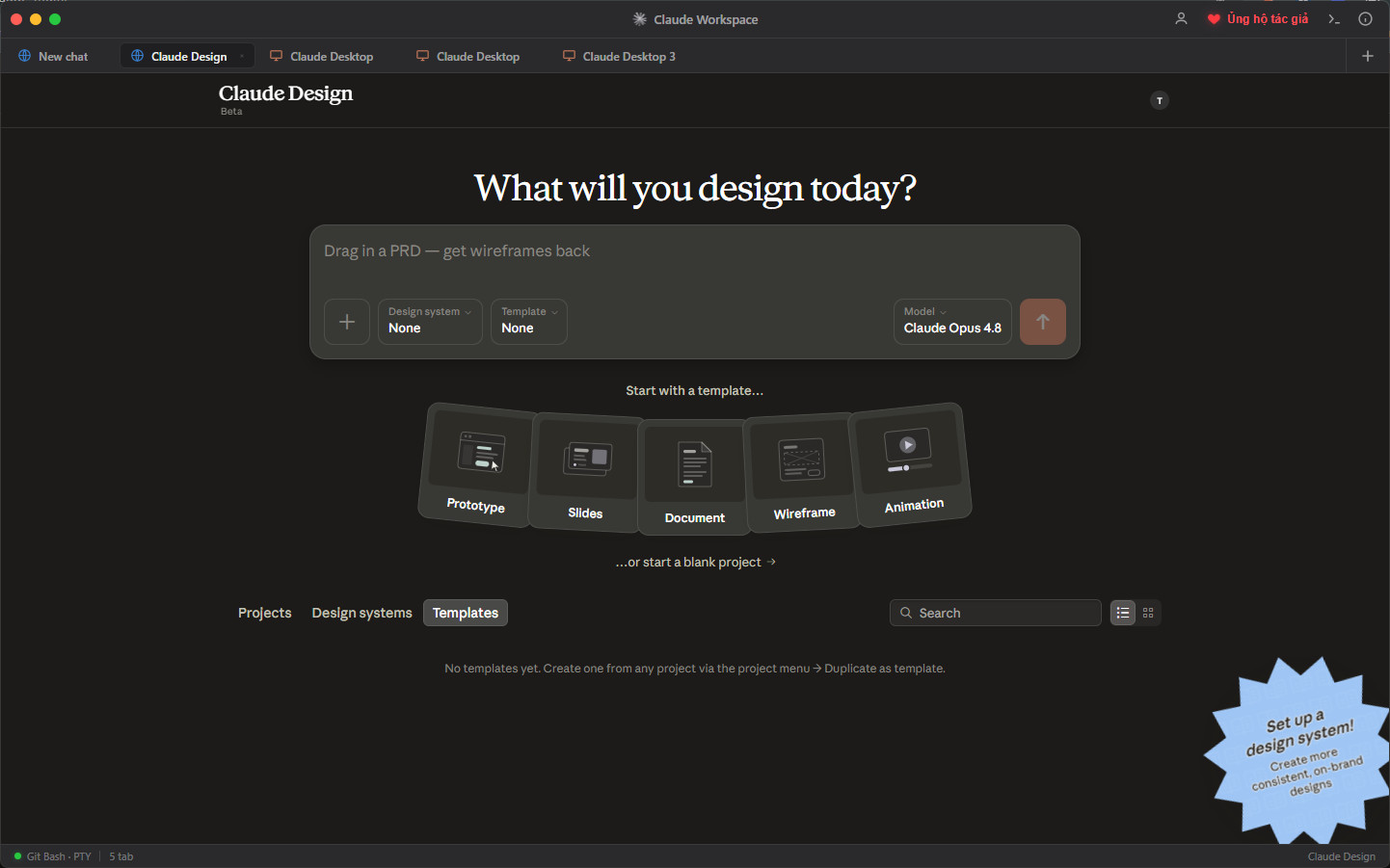 Claude Workspace — Nhiều Claude vào một cửa sổ - Screenshot 2