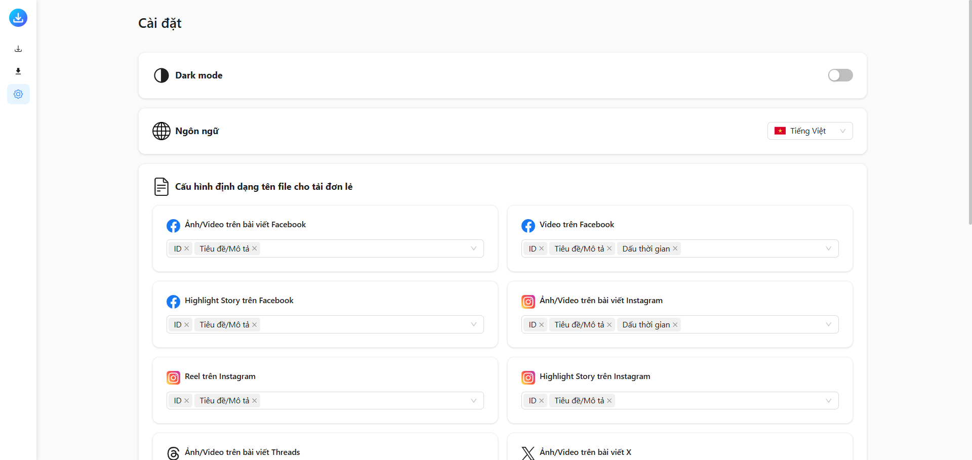 Social Bulk Downloader Extension - Screenshot 3