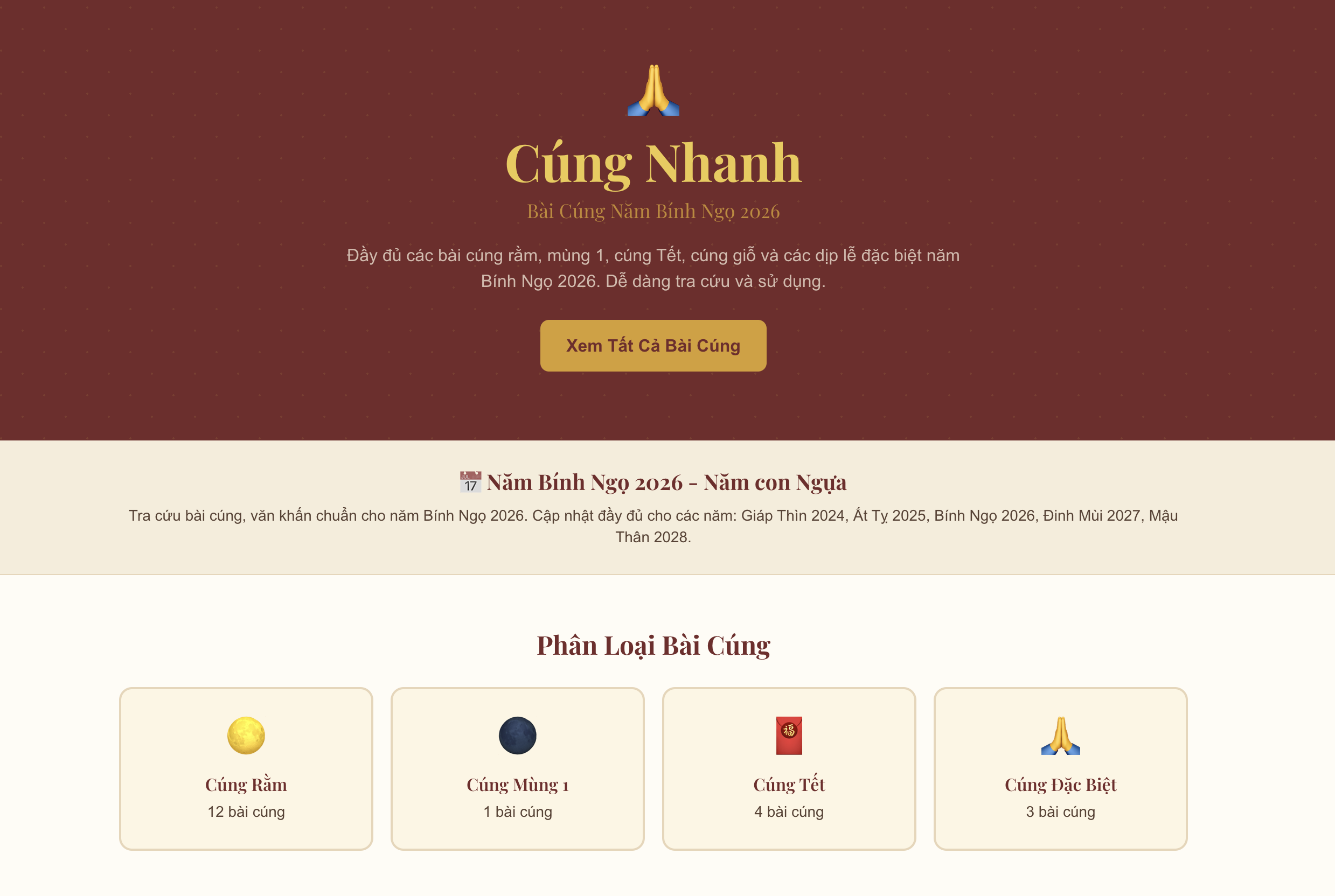 Cúng Nhanh - Các Bài Văn Cúng Văn Khấn - Screenshot 1