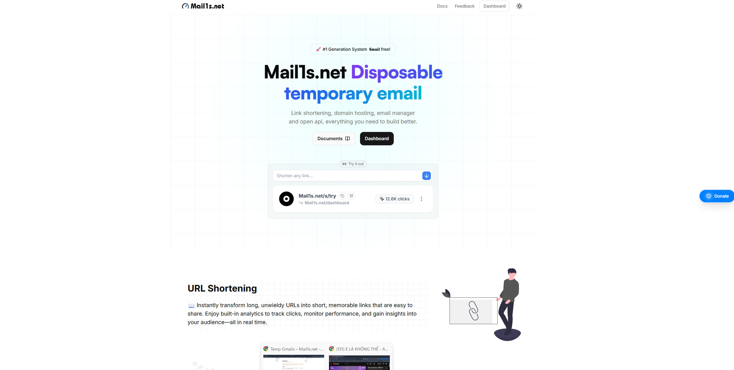 Mail1s.net - Screenshot 1