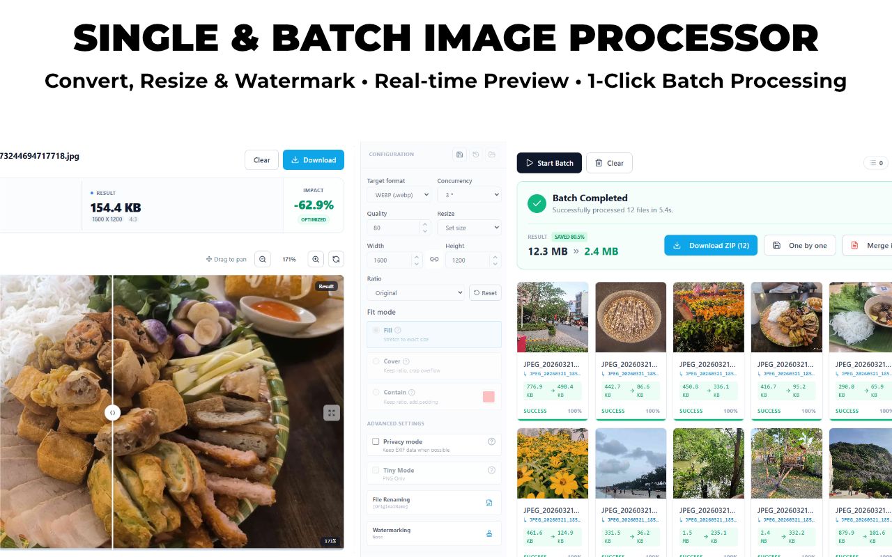 Imify - Powerful Image Processor - Screenshot 3