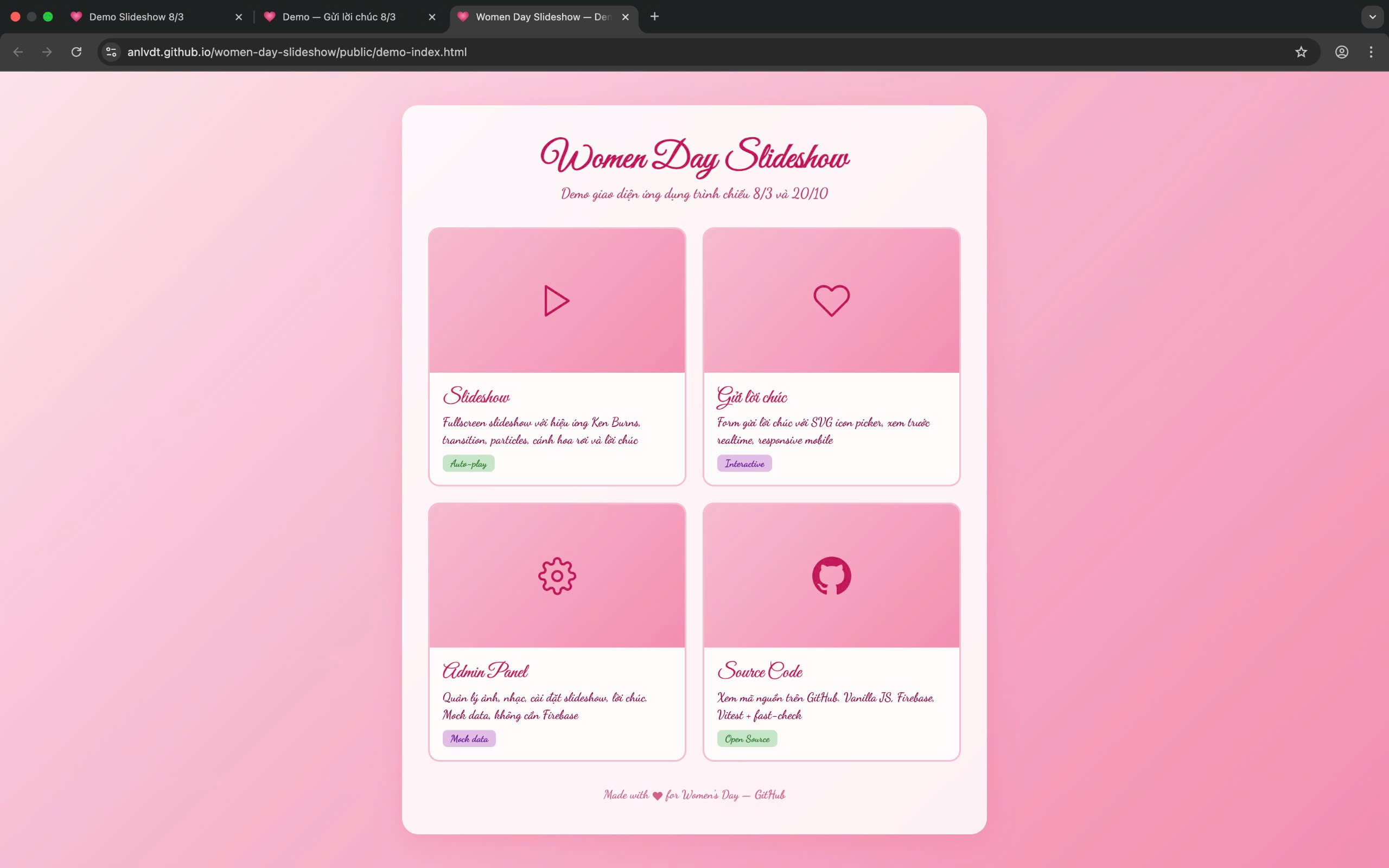 Women Day Slideshow - Screenshot 2