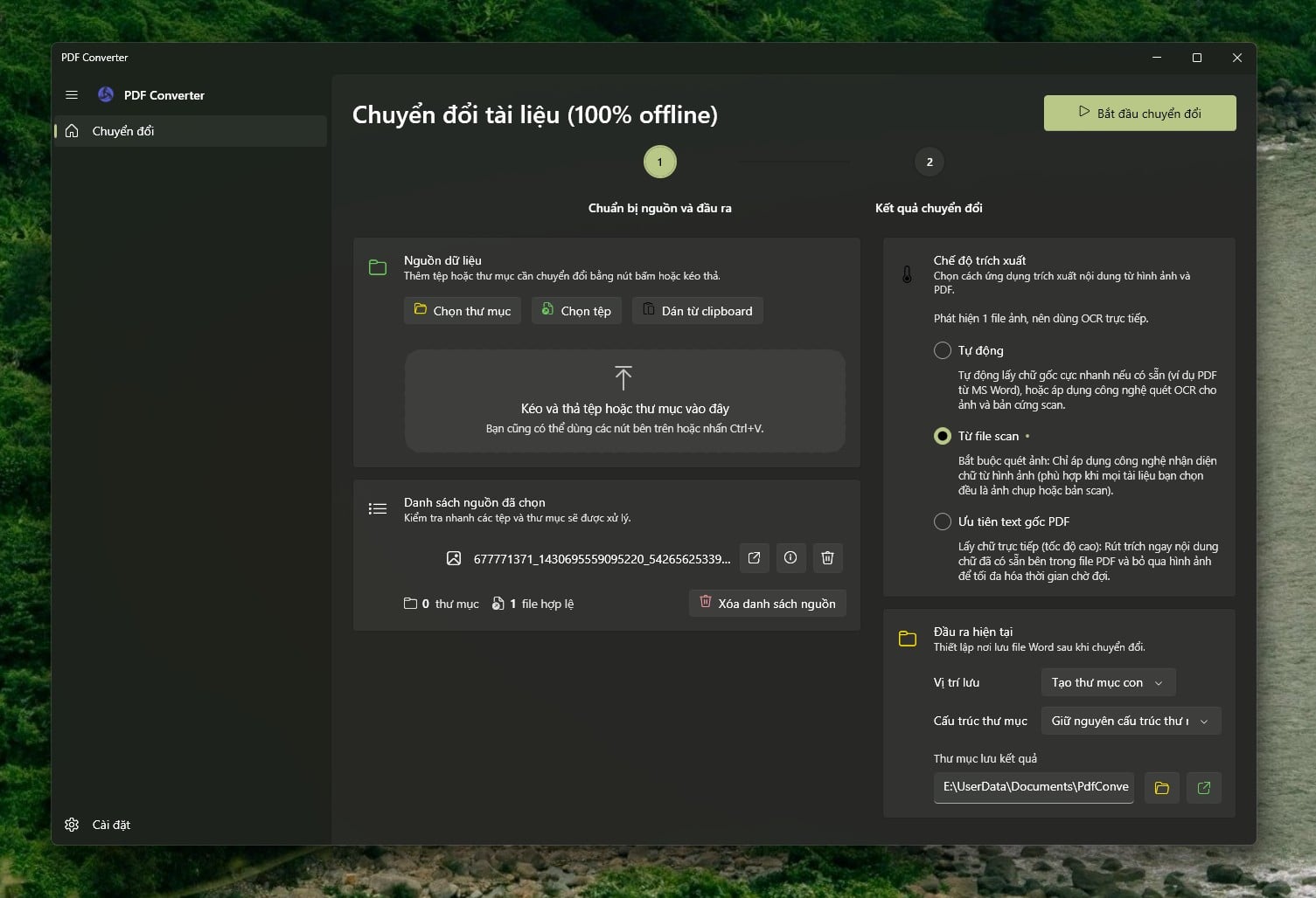 PDF Converter Offline (chỉ Windows) - Screenshot 1