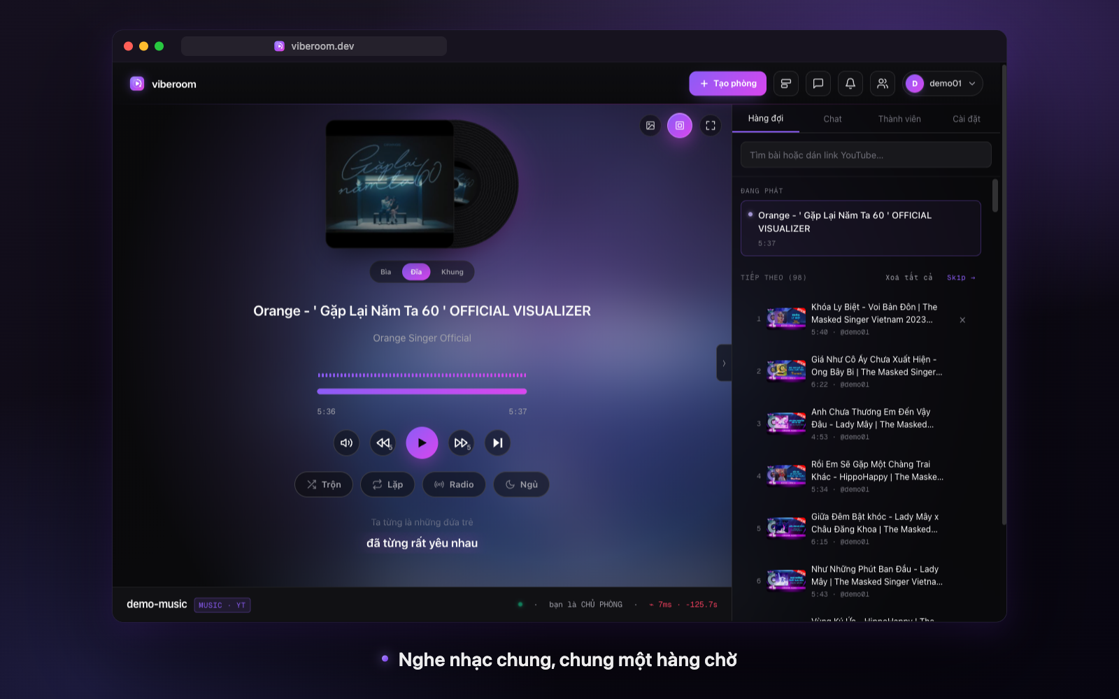 viberoom — xem phim, nghe nhạc, họp & livestream cùng nha... - Screenshot 3