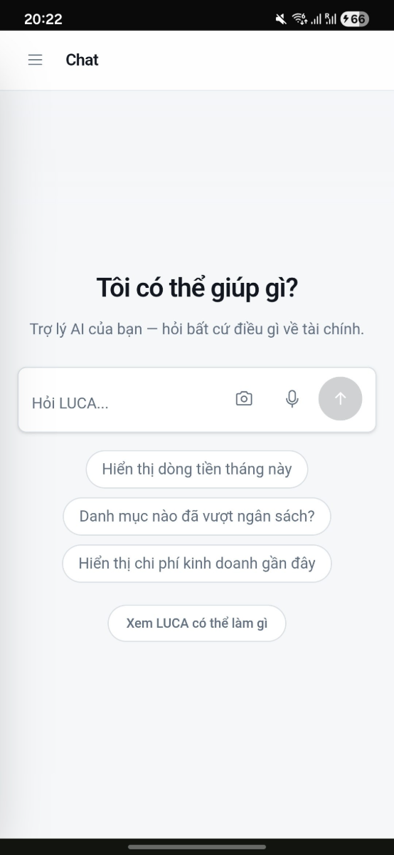 LUCA Chat - Screenshot 1