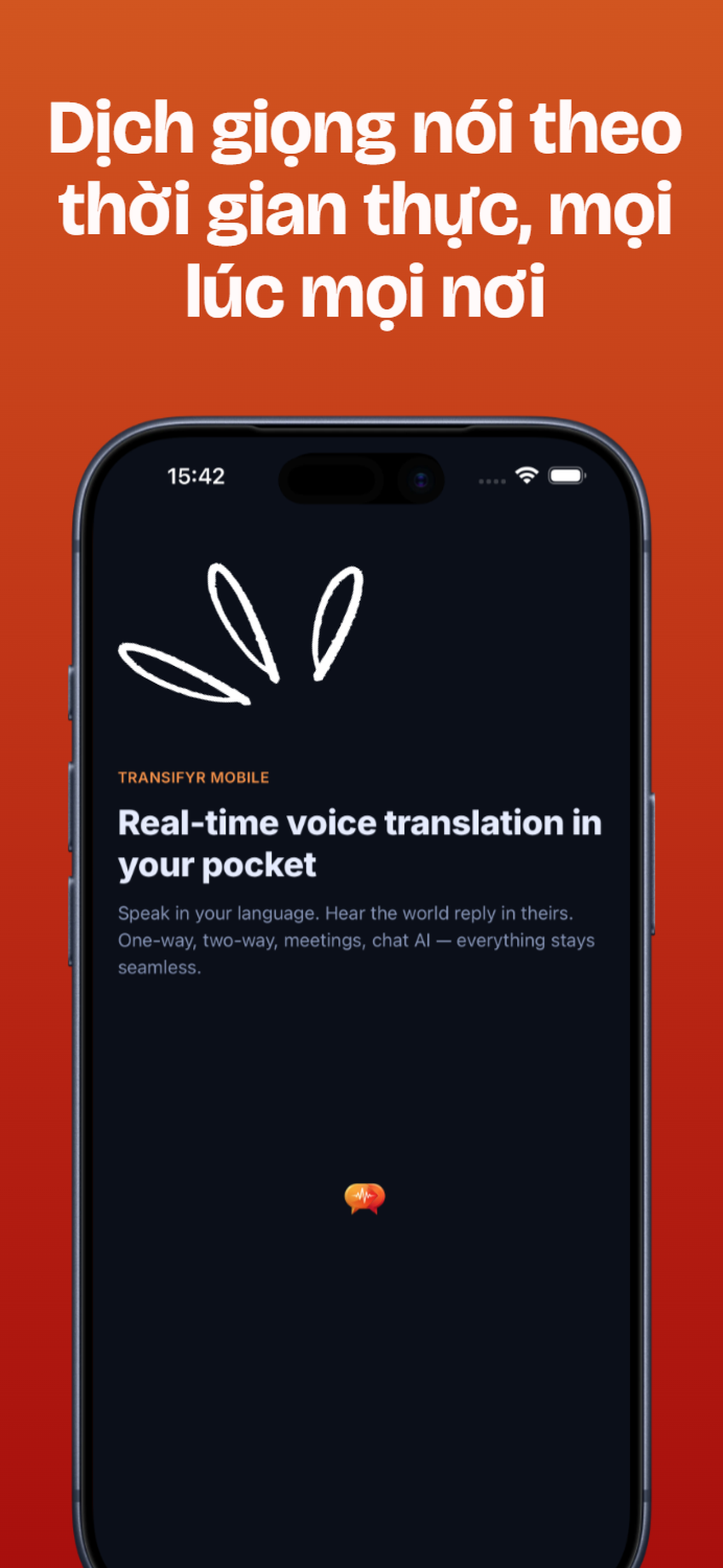 Transifyr Mobile (iOS + Android) - Screenshot 1