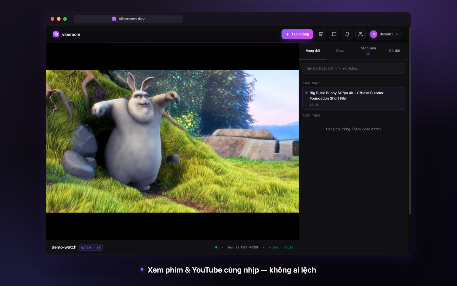 viberoom — xem phim, nghe nhạc, họp & livestream cùng nha... - Screenshot 2