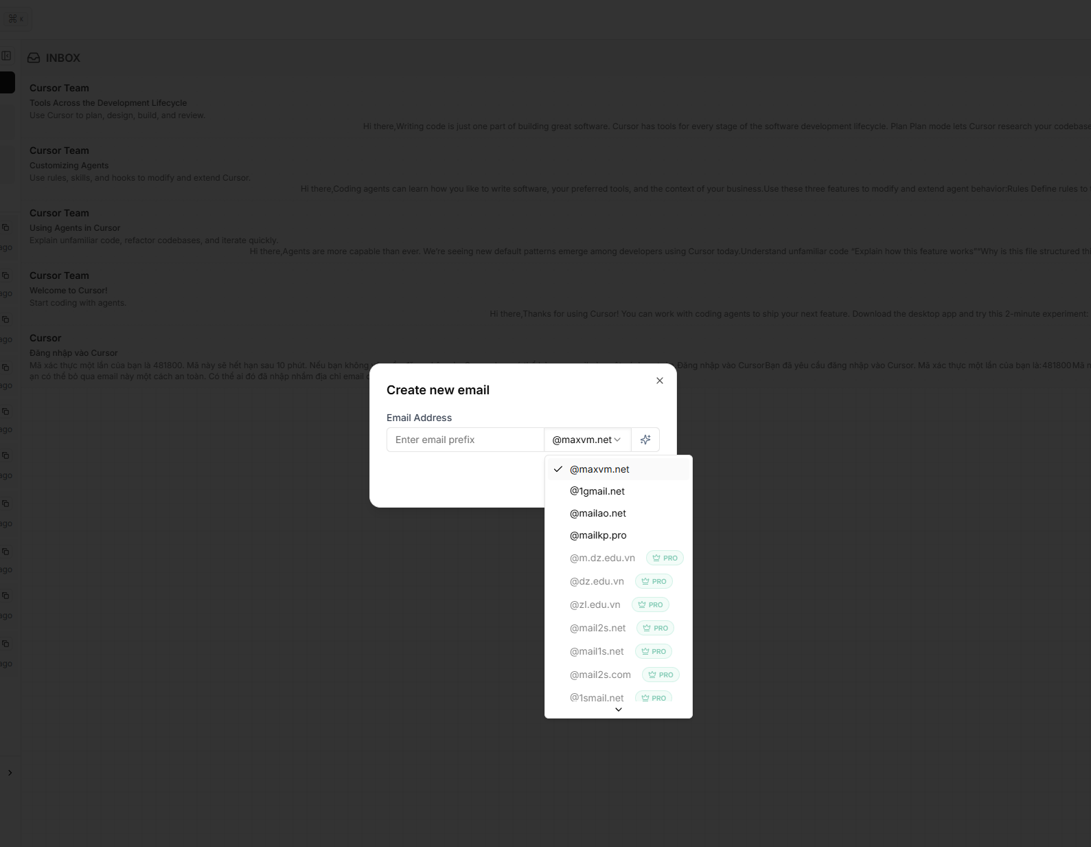 Mail1s.net - Screenshot 3
