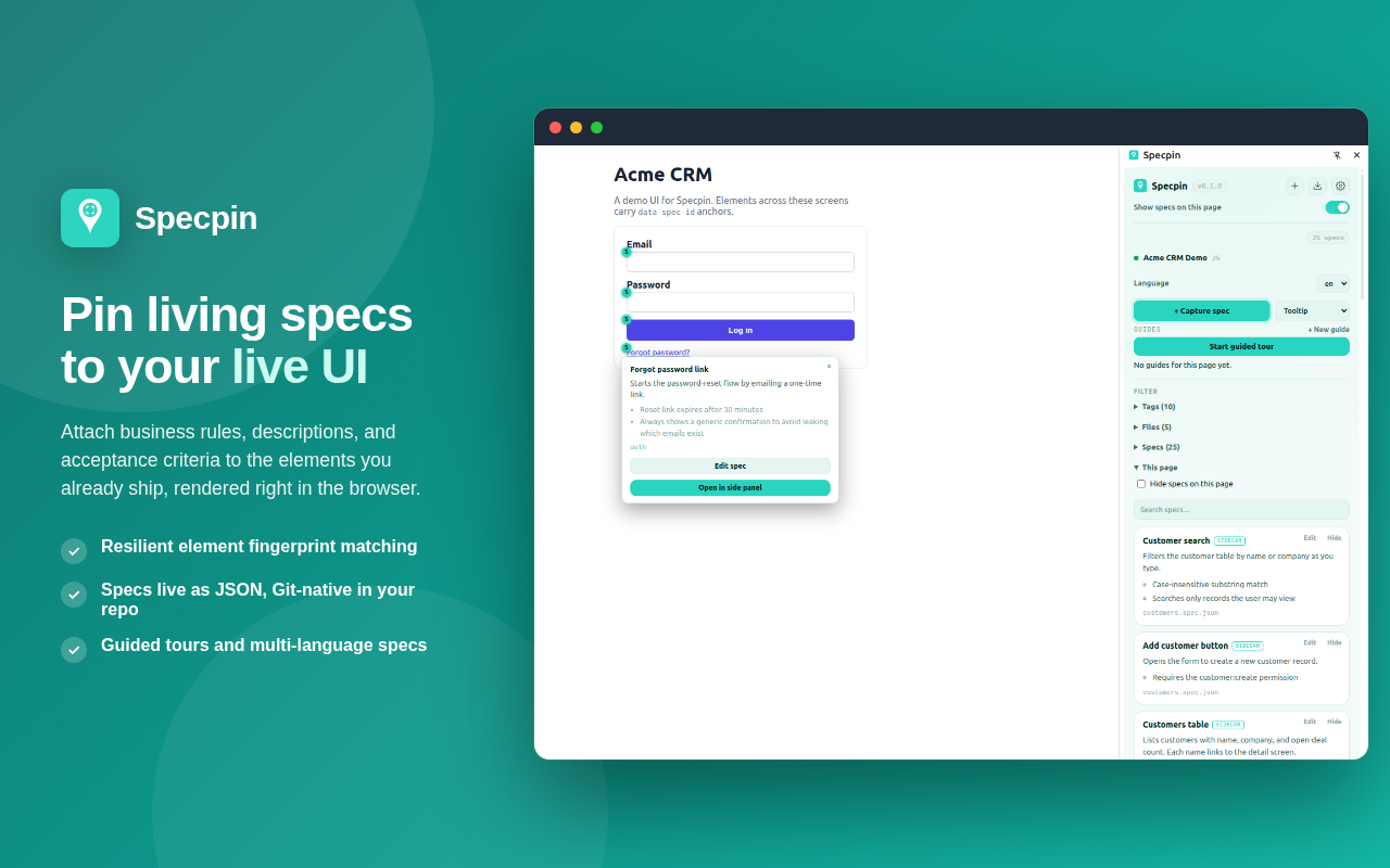 Specpin - Screenshot 1