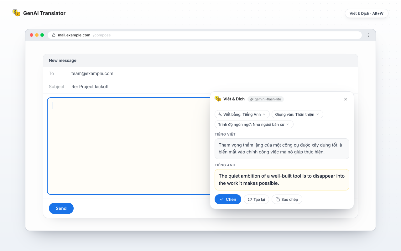 GenAI Translator - Screenshot 5