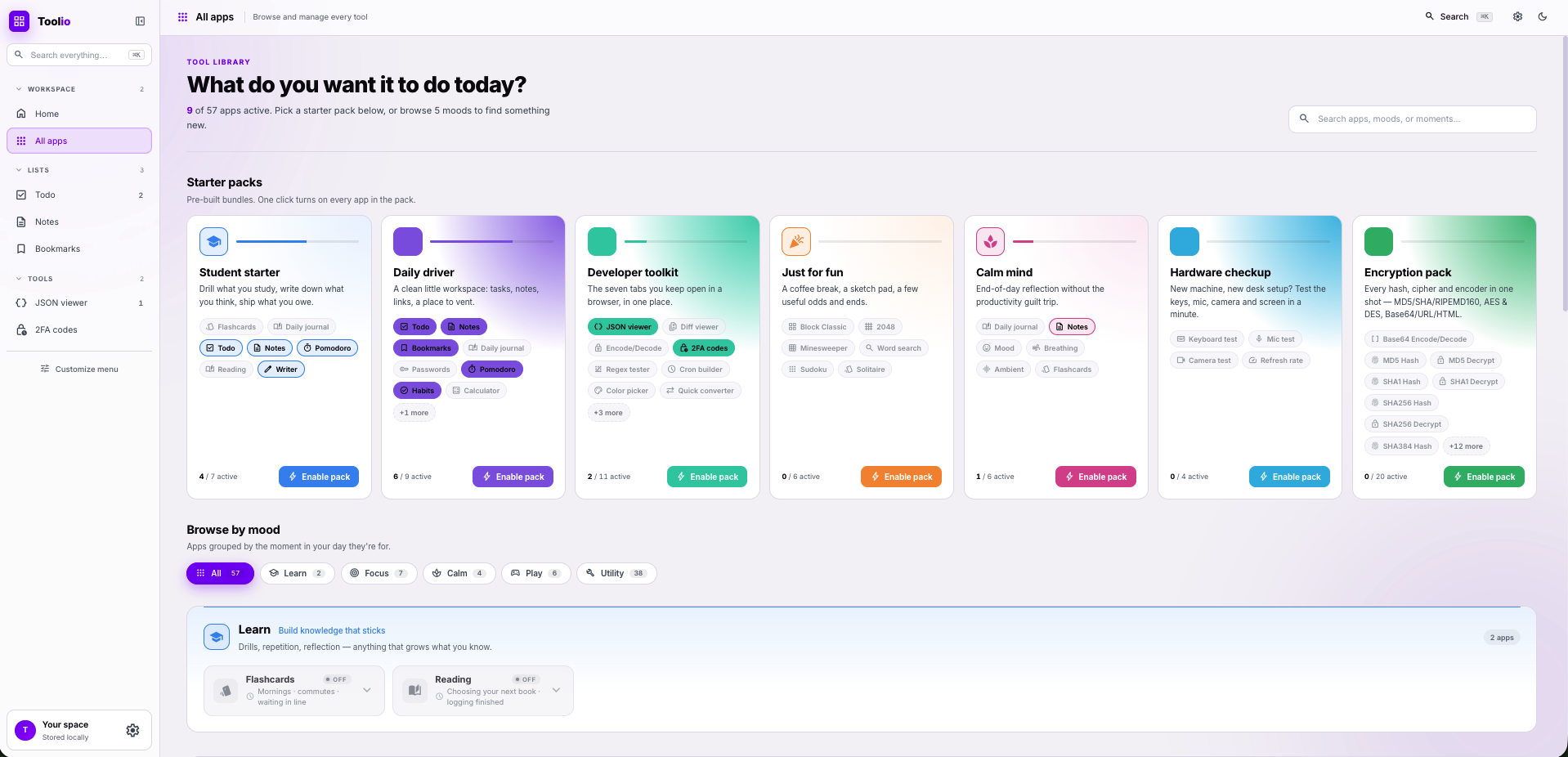 Toolio — All-in-one utilities - Screenshot 1
