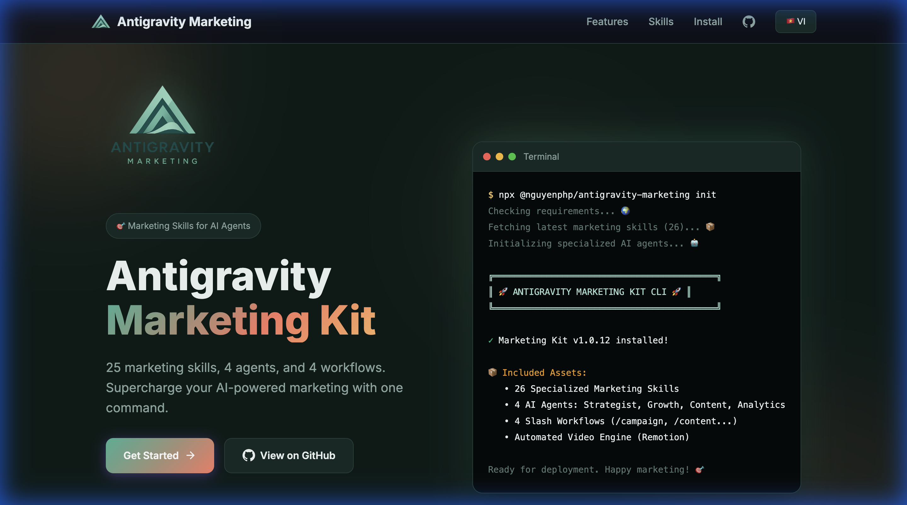 Antigravity Marketing - Screenshot 2