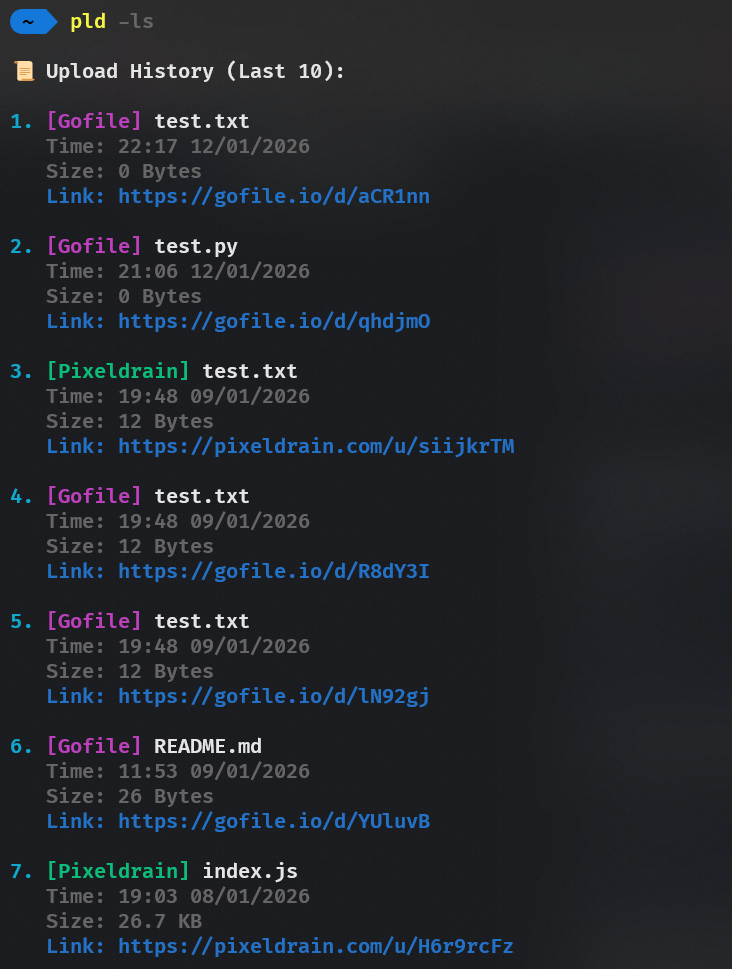 pld-cli - Screenshot 3