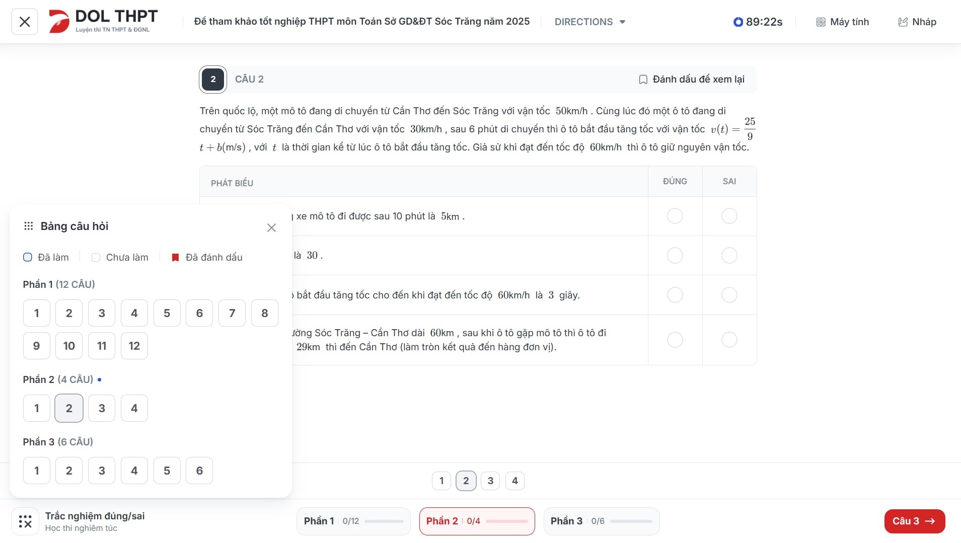DOL THPT - Nền tảng luyện thi miễn phí dành cho học sinh - Screenshot 3