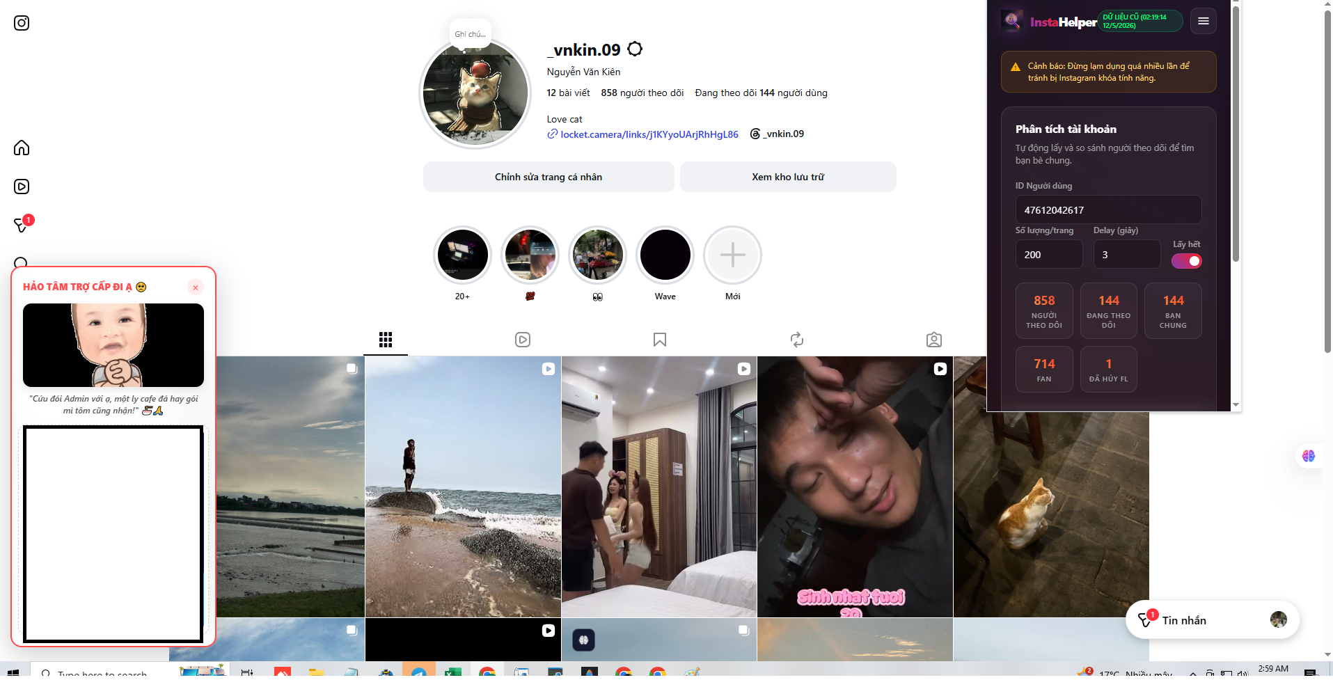 Extension Instagram - Screenshot 4