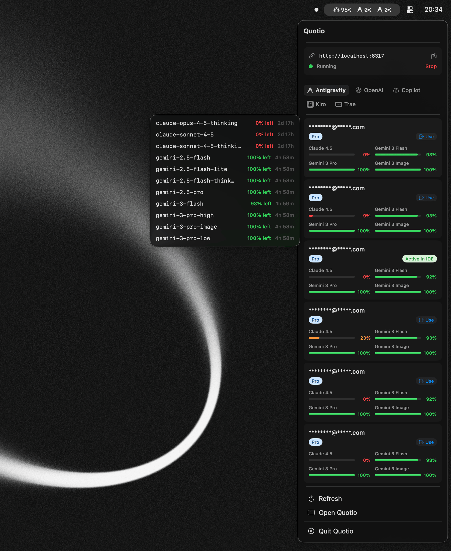Quotio - Screenshot 1