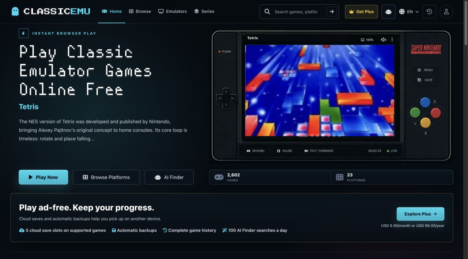 ClassicEmu - Screenshot 1