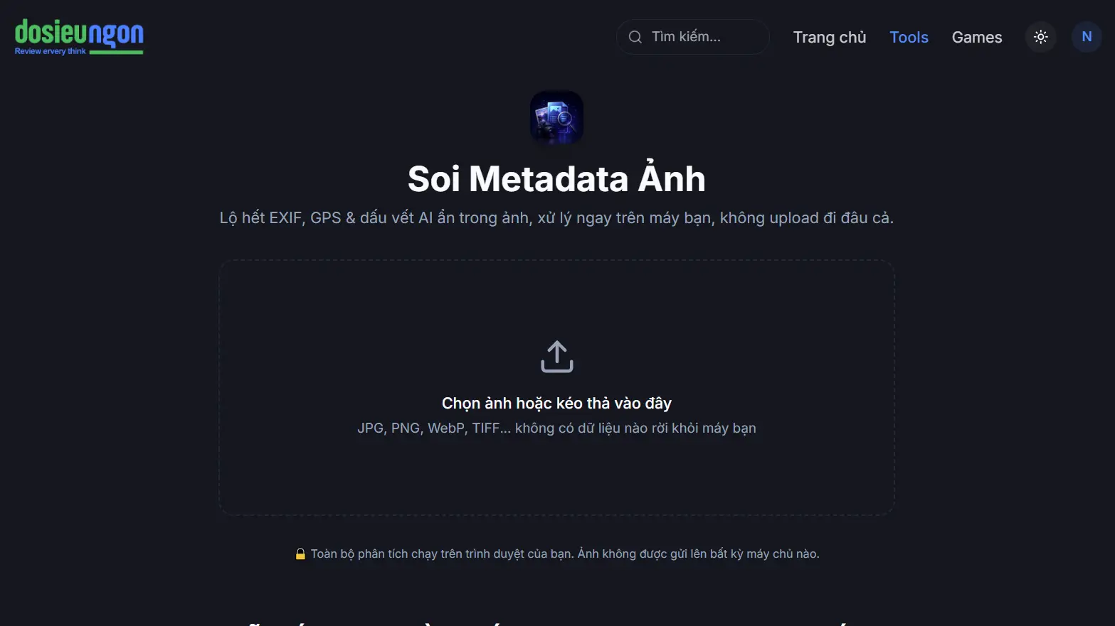 Soi Metadata Ảnh - Screenshot 1