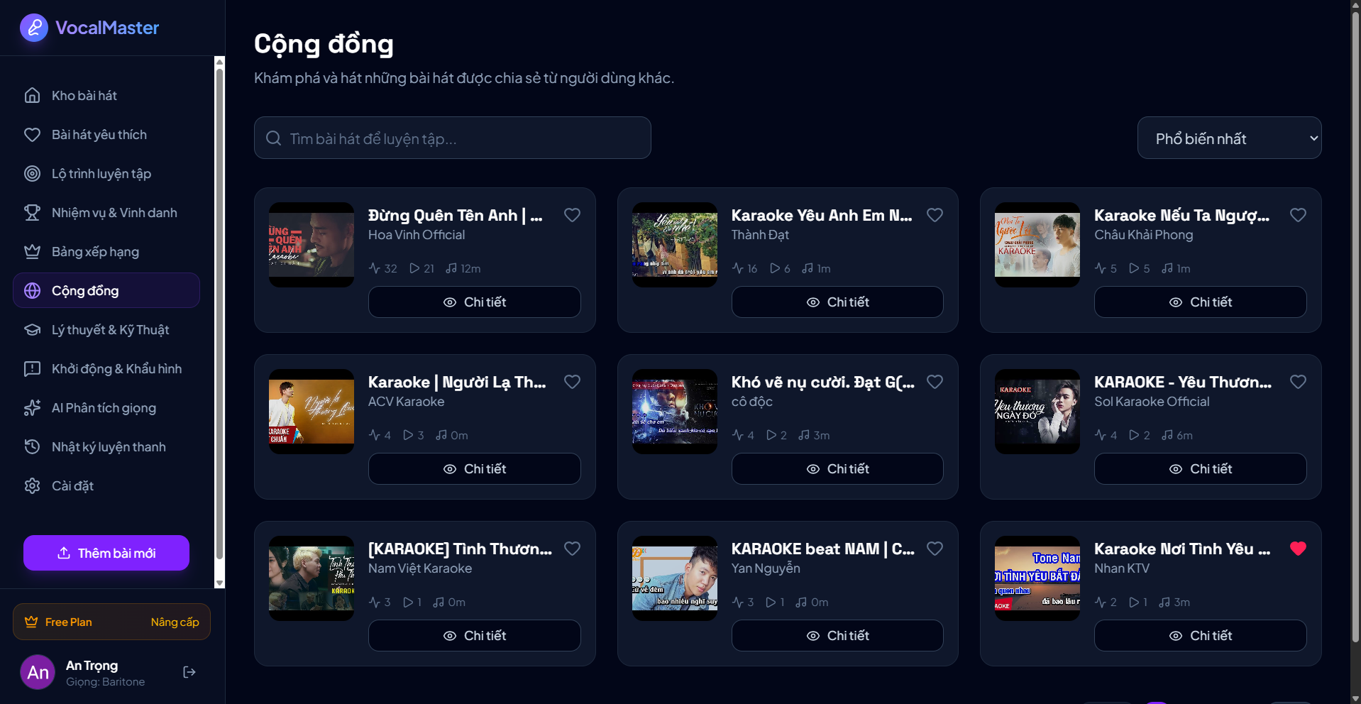 Vocal Master - Đánh giá & Luyện Hát AI - Screenshot 3