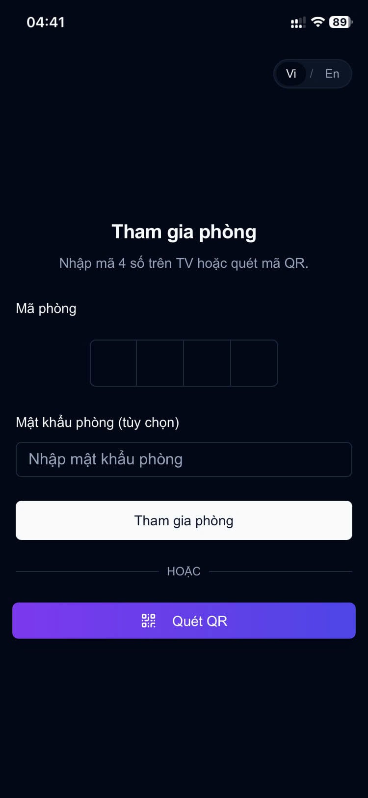vkara - Karaoke trên TV, chọn bài bằng điện thoại - Screenshot 1